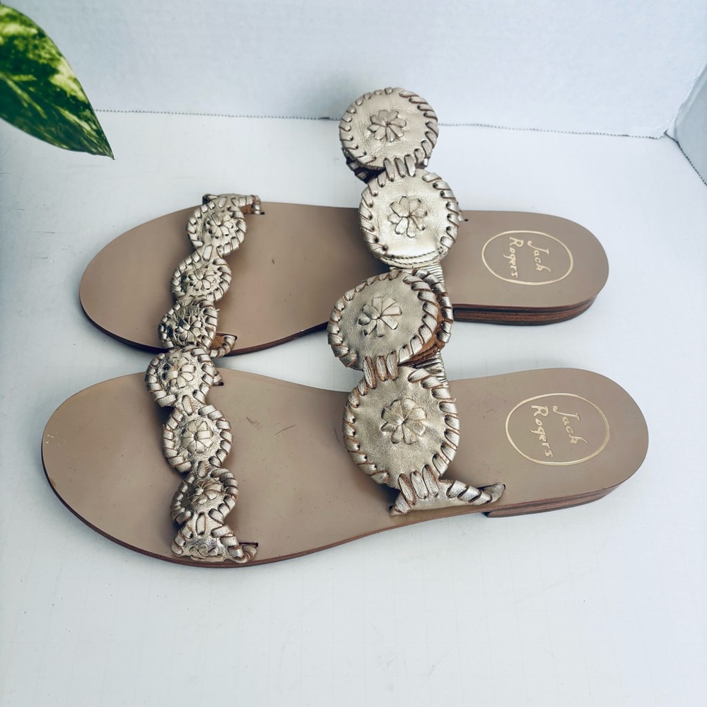 Jack Rogers Lauren Sandals - Gold - Picture 6 of 7
